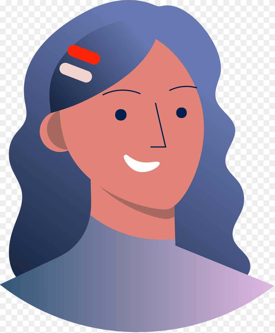 Woman With Hairclip Clipart, Portrait, Photography, Person, Head Png