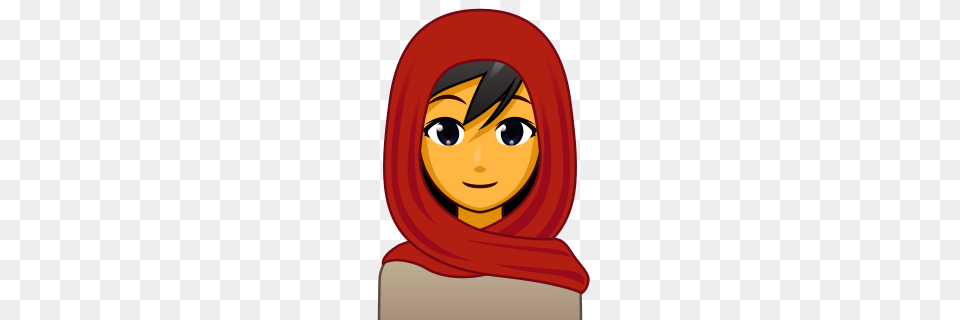 Woman With Head Scarf Emojidex, Adult, Person, Female, Comics Png