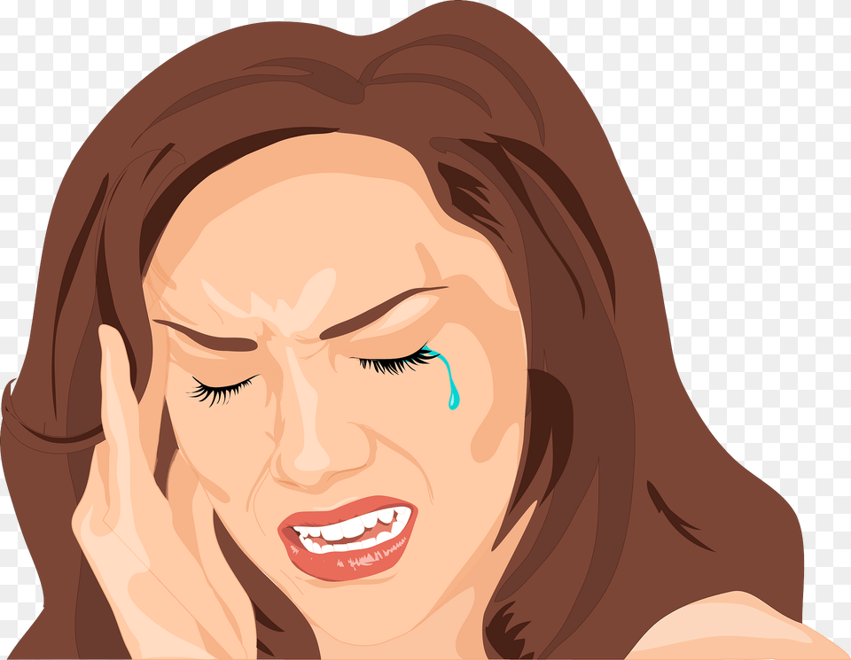 Woman With Headache Clipart, Adult, Face, Female, Head Free Transparent Png