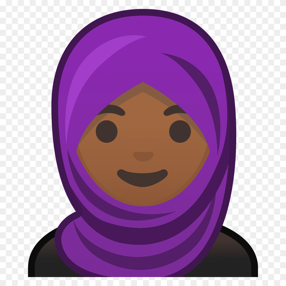 Woman With Headscarf Emoji Clipart, Face, Head, Person, Clothing Free Png Download