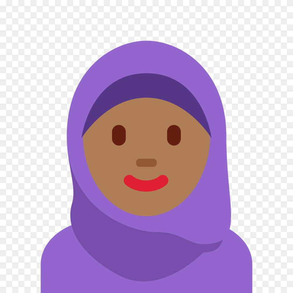 Woman With Headscarf Emoji Clipart, Cap, Clothing, Hat, Hood Png Image