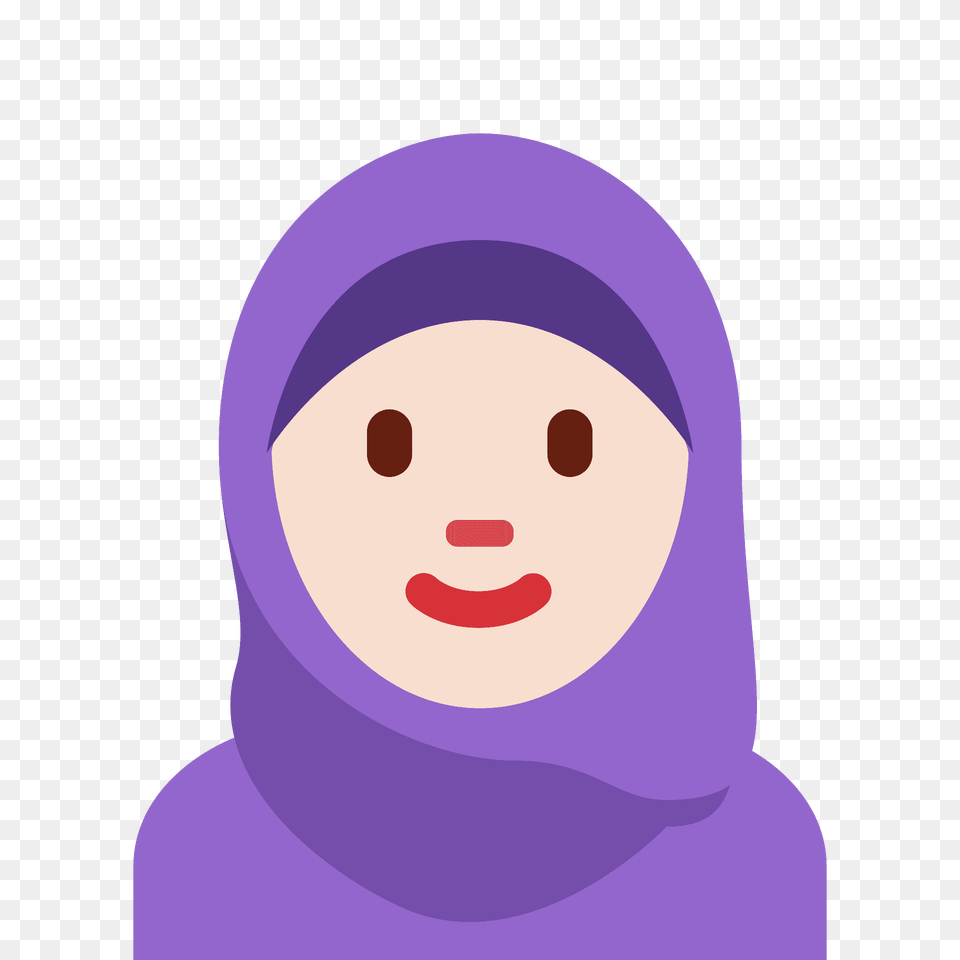 Woman With Headscarf Emoji Clipart, Cap, Clothing, Hat, Hood Free Transparent Png