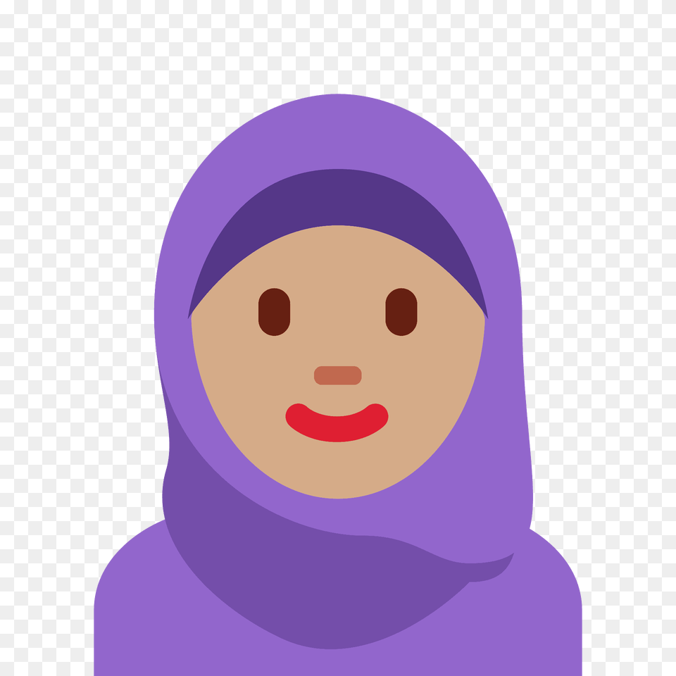 Woman With Headscarf Emoji Clipart, Cap, Clothing, Hat, Hood Free Png