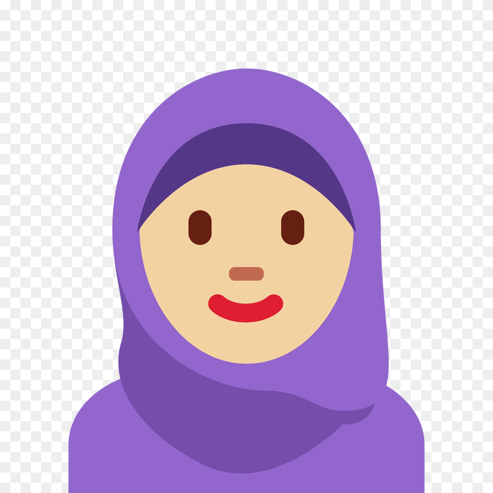 Woman With Headscarf Emoji Clipart, Cap, Clothing, Hat, Hood Free Transparent Png