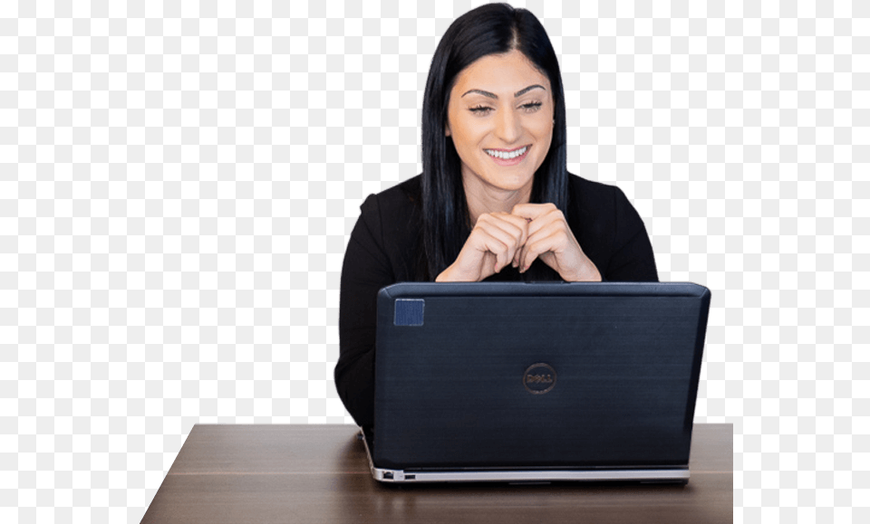 Woman With Laptop, Adult, Person, Pc, Female Free Png Download