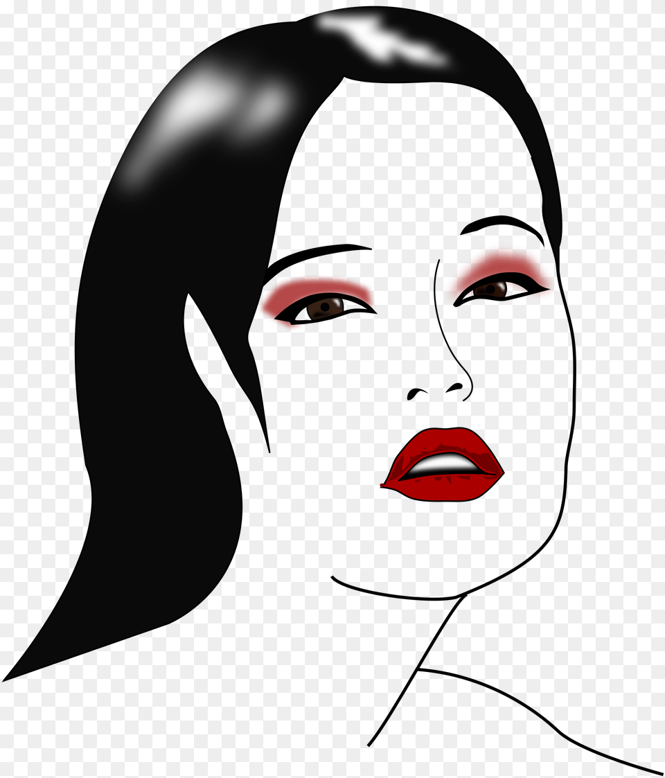 Woman With Lipstick, Adult, Female, Person, Face Png