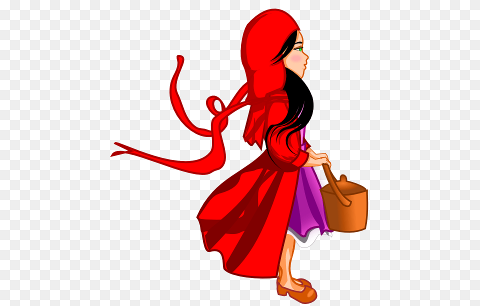 Woman With Red Hat Clip Art, Person, Clothing, Dress, Face Free Png