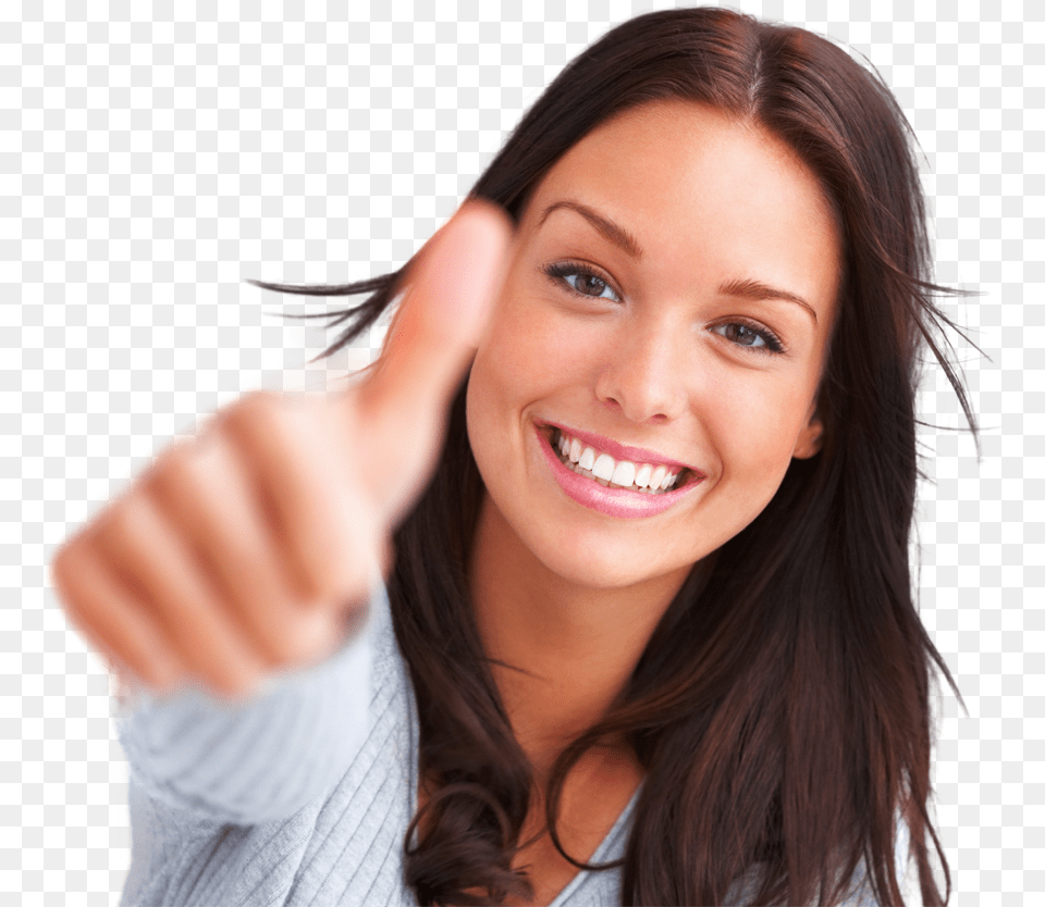 Woman With Thumbs Up, Adult, Smile, Person, Head Free Transparent Png