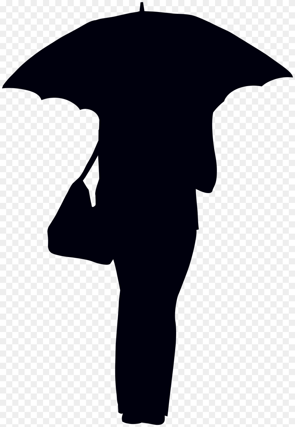 Woman With Umbrella Silhouette Clip Gallery, People, Person, Cross, Symbol Png