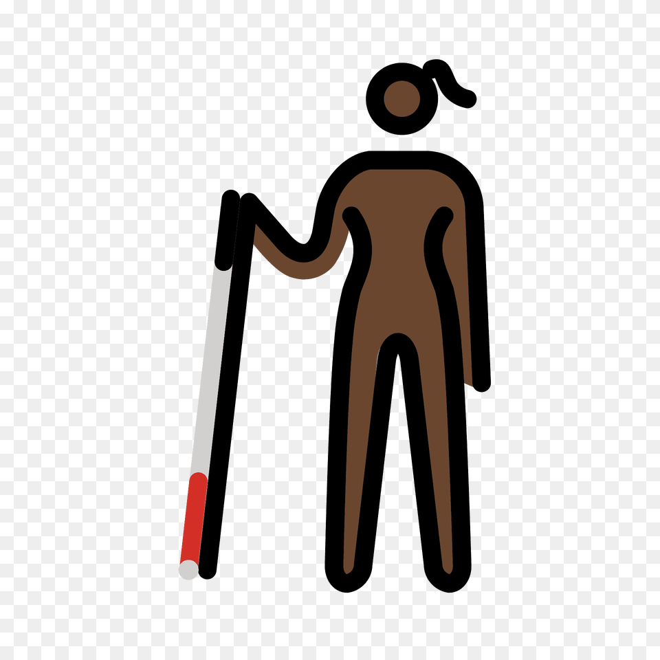 Woman With White Cane Emoji Clipart Free Png