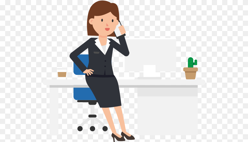 Woman Work Transparent, Furniture, Table, Adult, Female Png Image