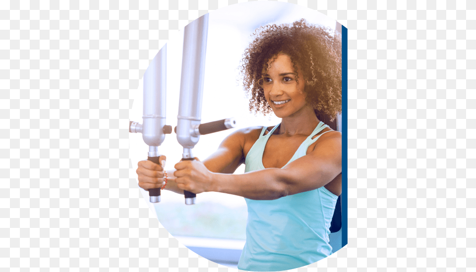 Woman Working Out Shoulders At Gym Girl, Adult, Body Part, Female, Finger Free Png