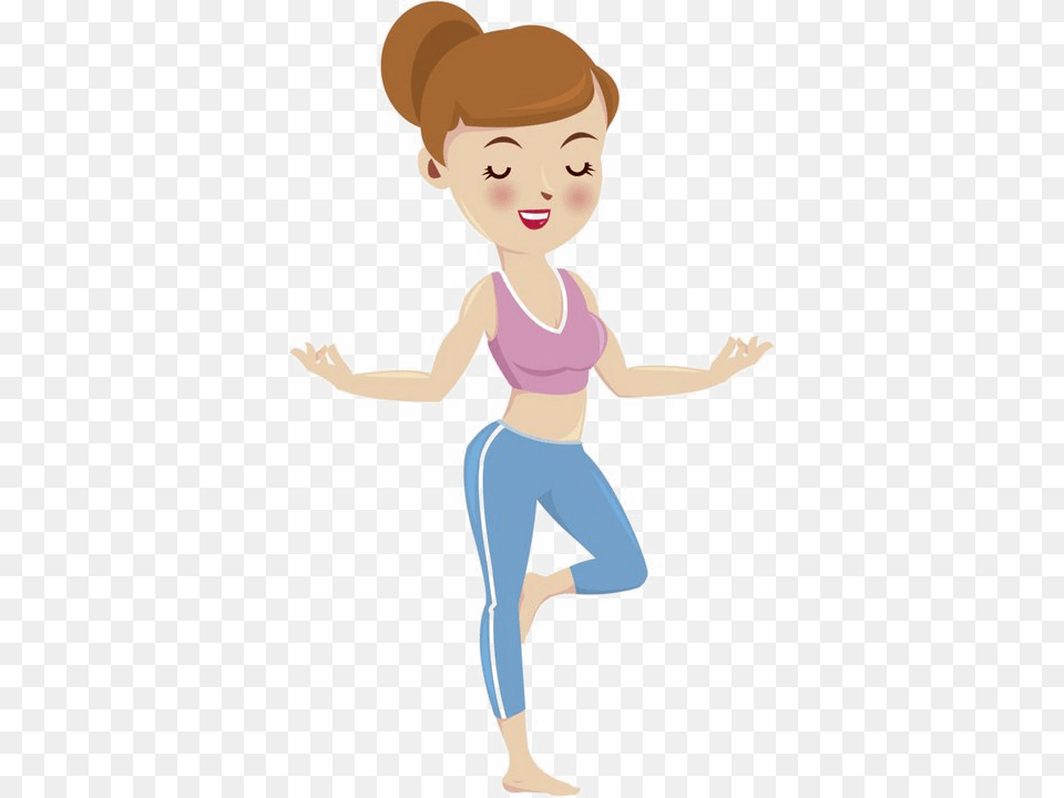 Woman Yoga Desenho De Mulher Na Academia, Baby, Person, Face, Head Free Transparent Png