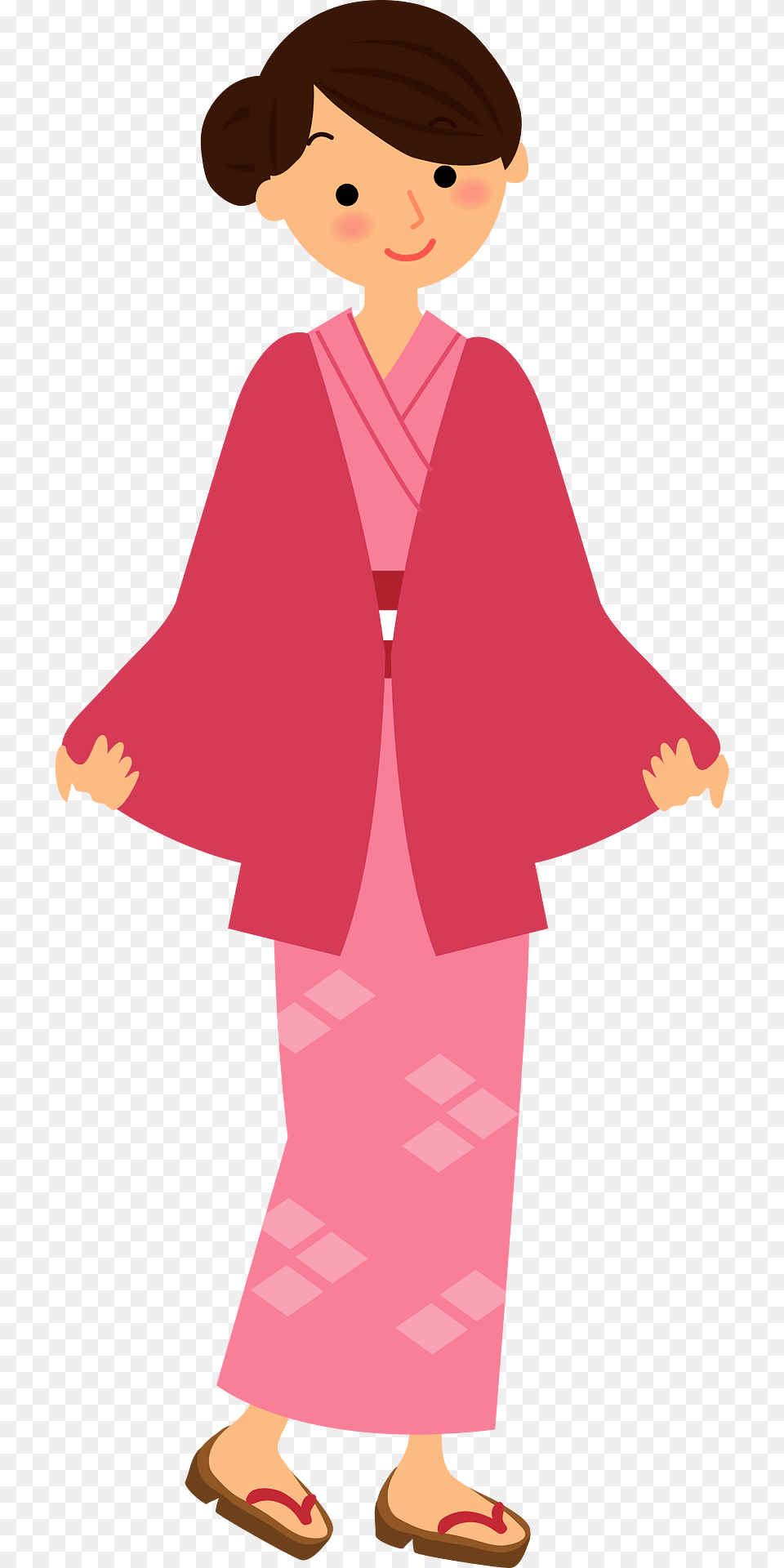 Woman Yukata Clipart, Clothing, Gown, Formal Wear, Fashion Free Transparent Png