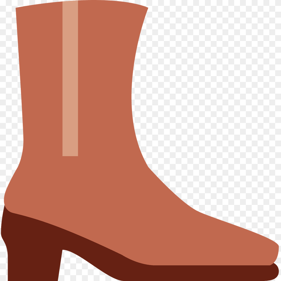 Womans Boot Emoji Clipart, Clothing, Footwear, Shoe, High Heel Free Transparent Png