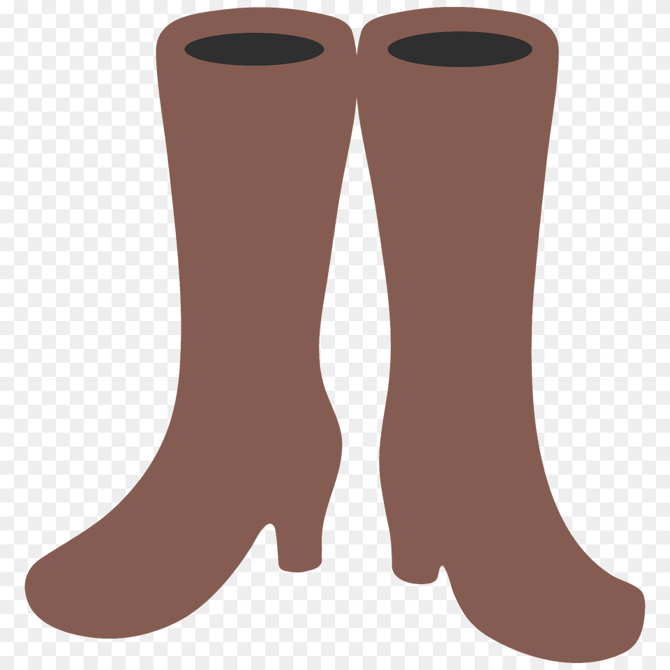 Womans Boot Emoji Clipart, Clothing, Footwear, Riding Boot Free Png