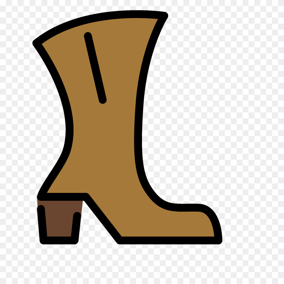 Womans Boot Emoji Clipart, Clothing, Footwear, High Heel, Shoe Free Png