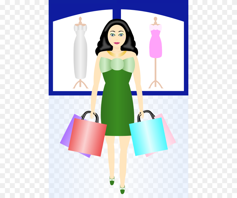 Womanshopping, Shopping, Clothing, Dress, Person Png