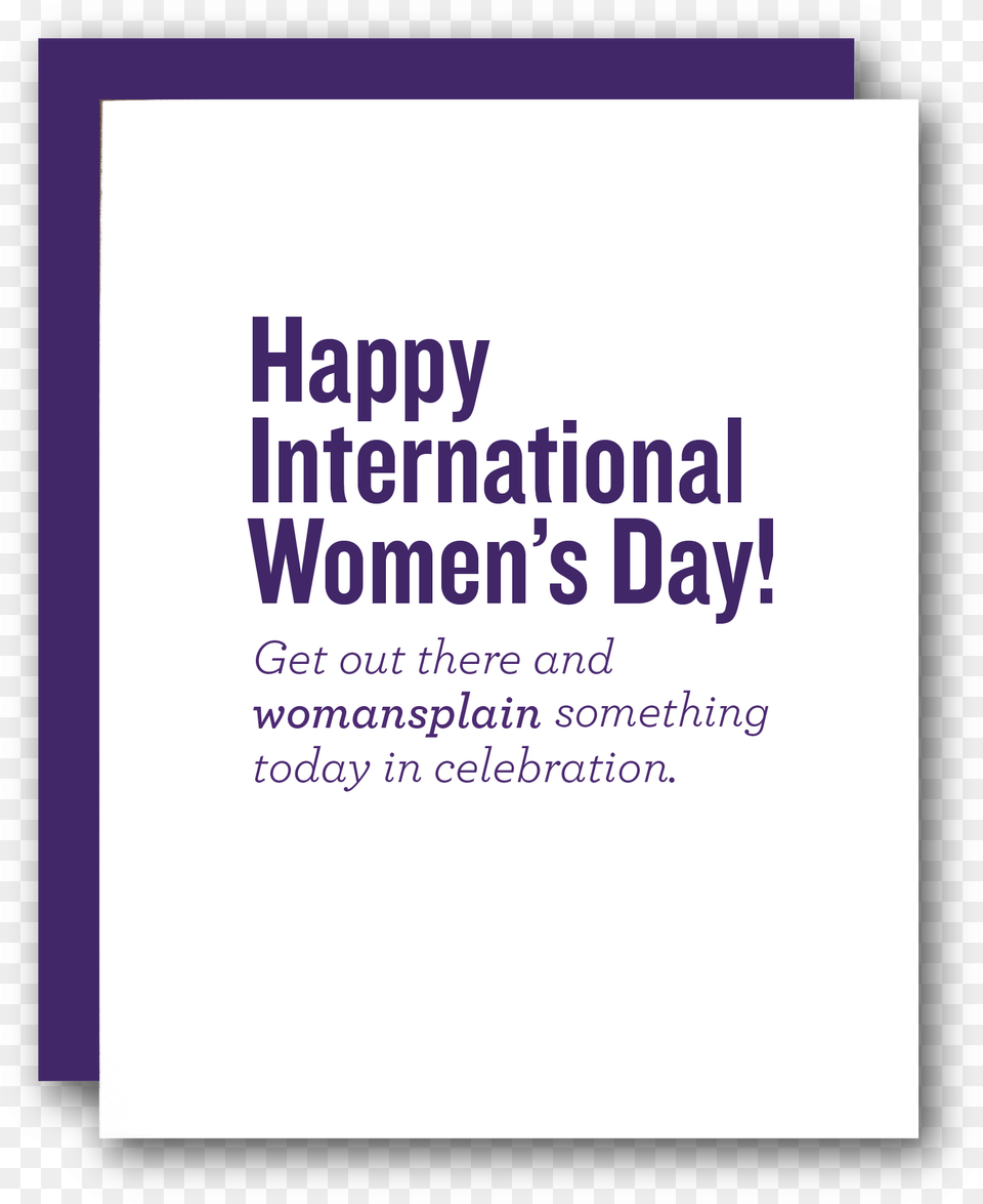 Womansplain To Celebrate International Women39s Day, Advertisement, Poster, Page, Text Free Png