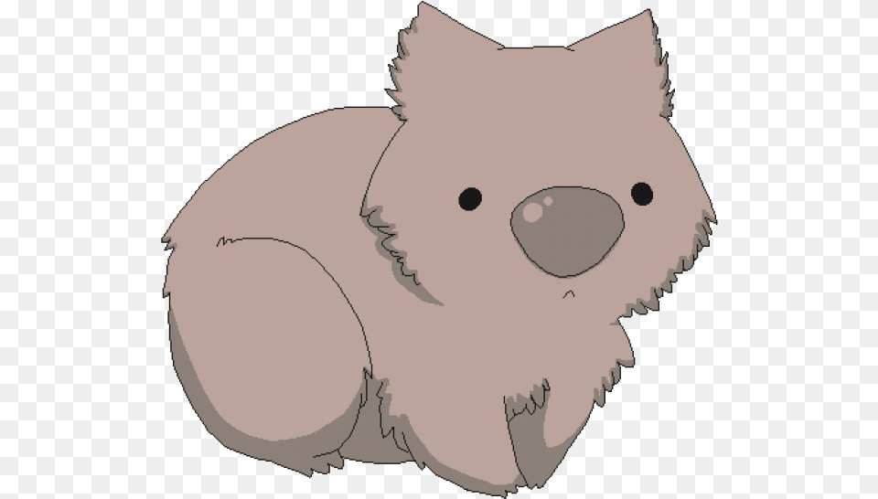 Wombat Cartoon Drawing Transparent Wombat Clipart, Baby, Person, Snout, Face Png Image