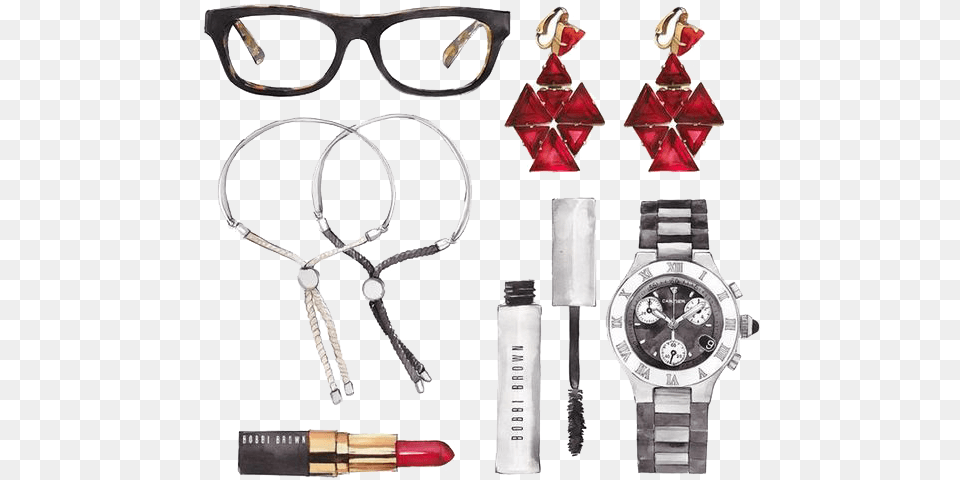 Women Accessories Transparent Background, Wristwatch, Glasses, Arm, Body Part Png