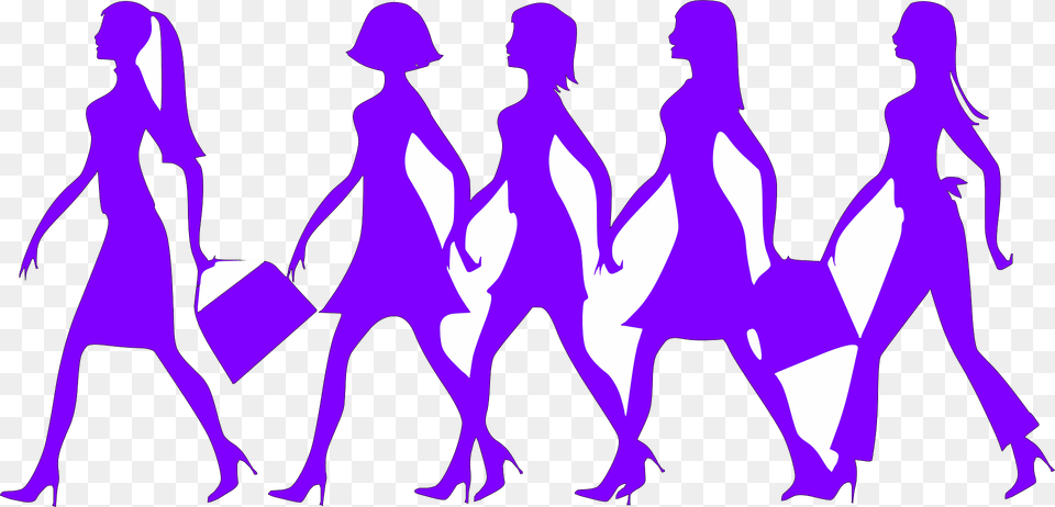Women Clipart, Purple, Person, Adult, Woman Png
