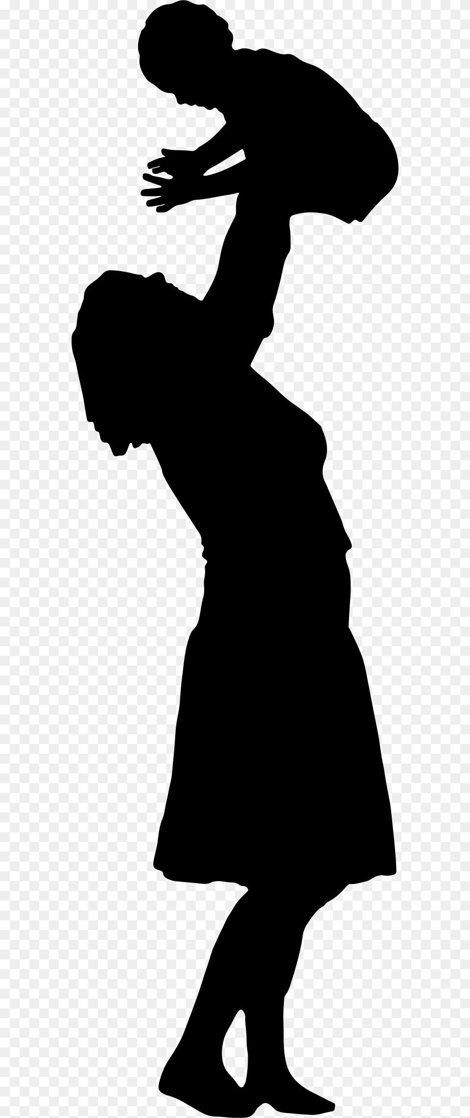 Women Clipart Son, Gray Free Transparent Png