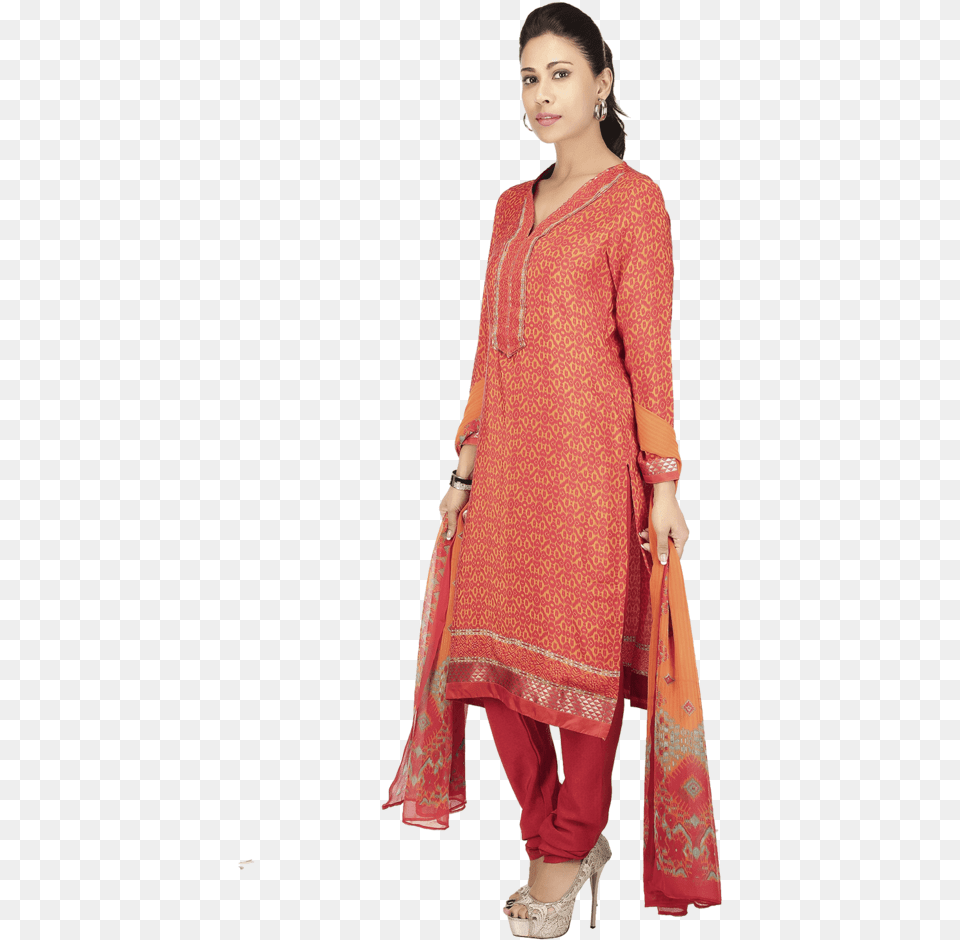 Women Cotton Churidar Suit Silk, Adult, Female, Person, Woman Free Png