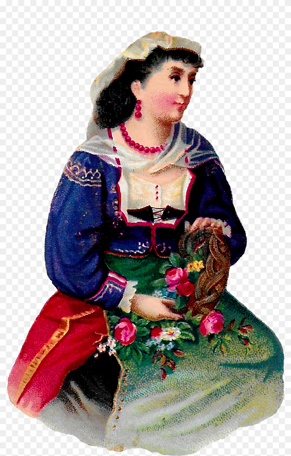 Women Dress Fashion Antique Illustration Clipart Digital Sitting, Art, Person, Painting, Lady Png