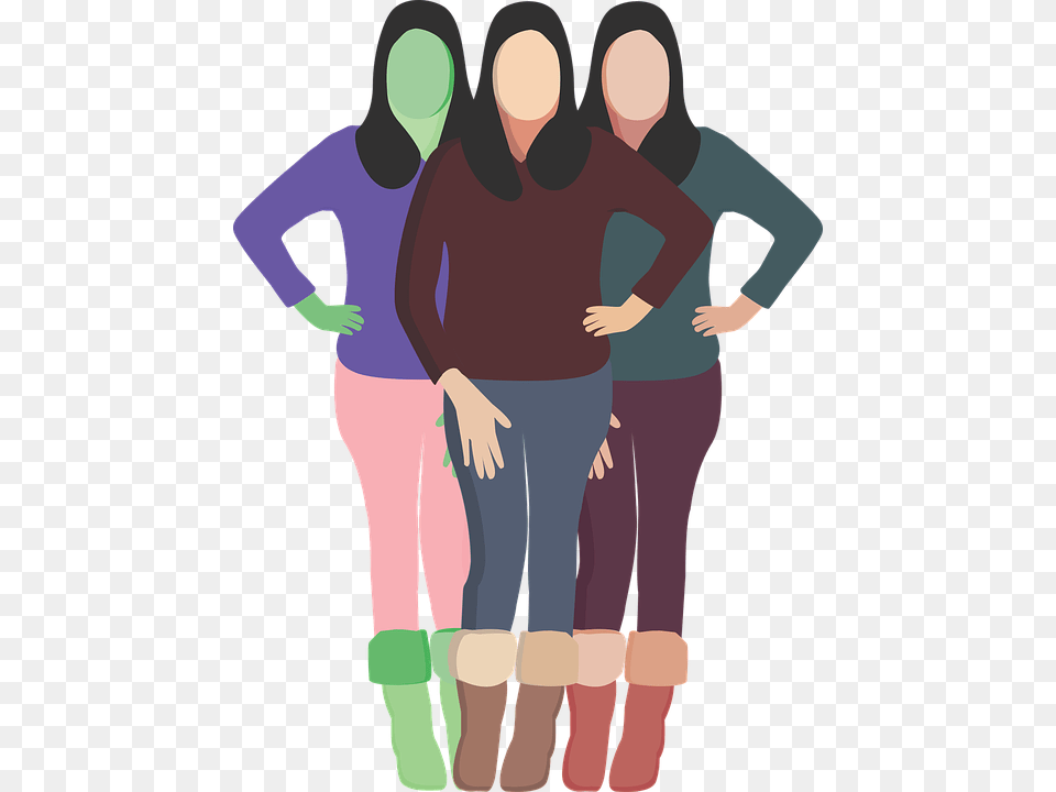 Women Empowerment Woman Girls Blog Isolated Women Empowerment Vector, Adult, Sleeve, Person, People Png Image