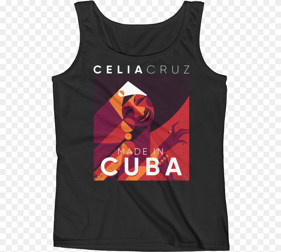 Women Graphic Tank Made In Cuba Sleeveless Shirt, Clothing, Tank Top Png