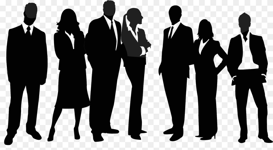 Women Group Silhouette Silhouette, Walking, Clothing, Suit, Formal Wear Free Transparent Png