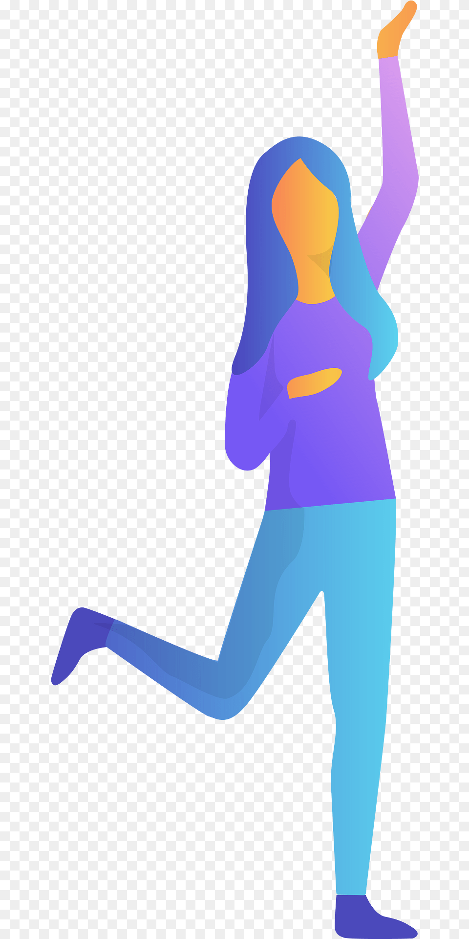 Women Handup Clipart, Clothing, Pants, Dancing, Leisure Activities Free Png