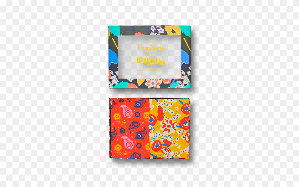Women Happy Socks 2 Pack Wiz Khalifa Cheeky Box Set, Pattern, Art, Graphics, Paper Png Image