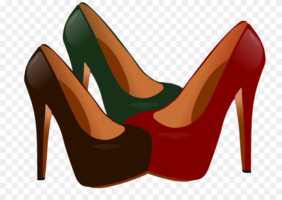 Women Heels Clipart, Clothing, Footwear, High Heel, Shoe Png Image