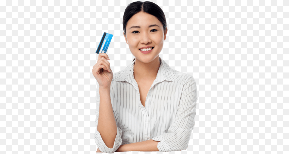 Women Holding Credit Card Images Woman Holding Credit Card, Adult, Person, Female, Text Free Png