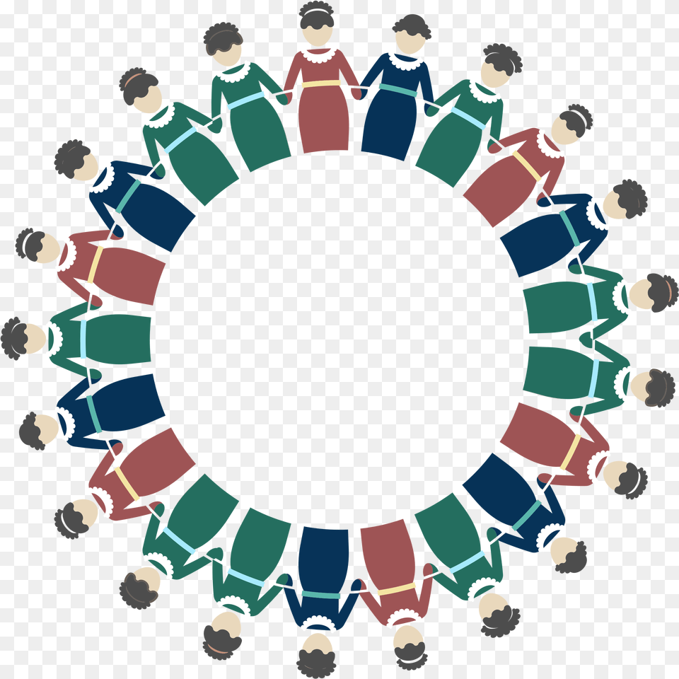 Women Holding Hands Clipart Circle People Holding Hand, Person, Baby, Art, Head Free Transparent Png