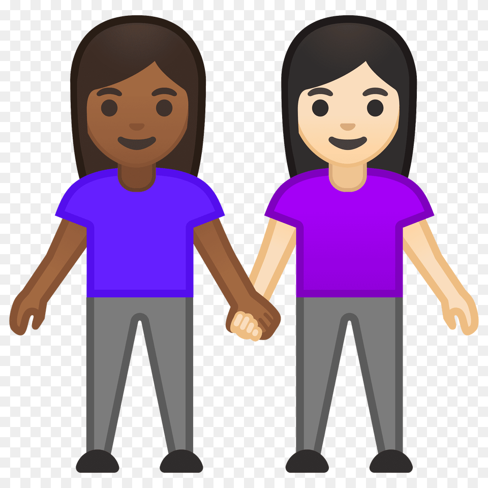 Women Holding Hands Emoji Clipart, Clothing, T-shirt, Person, Baby Free Transparent Png