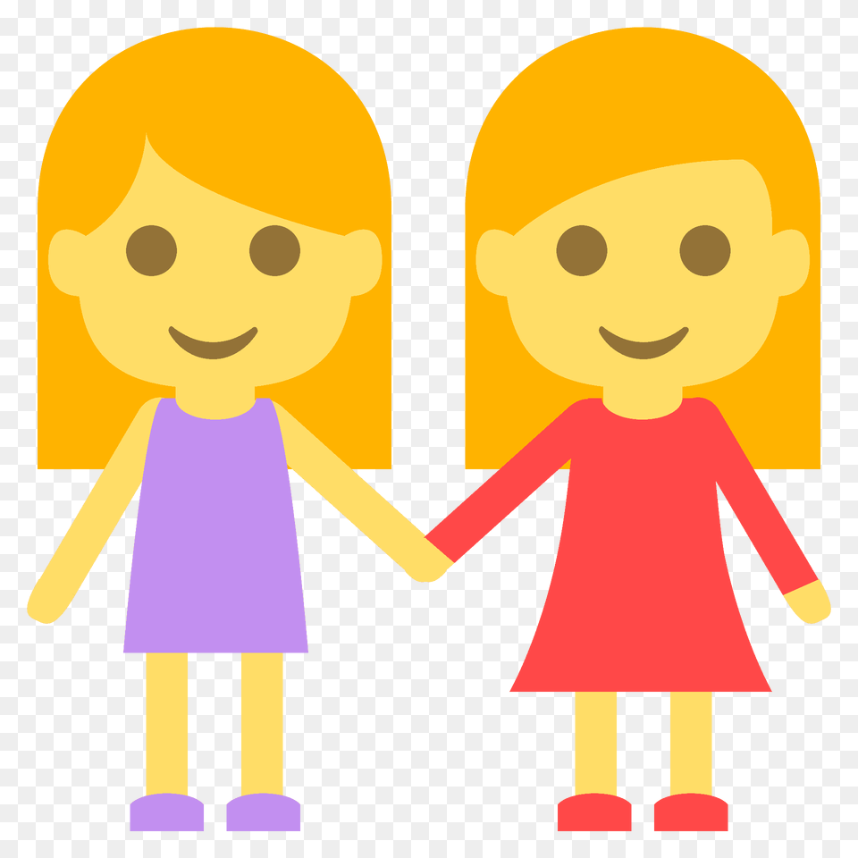 Women Holding Hands Emoji Clipart, Baby, Person, Face, Head Png Image