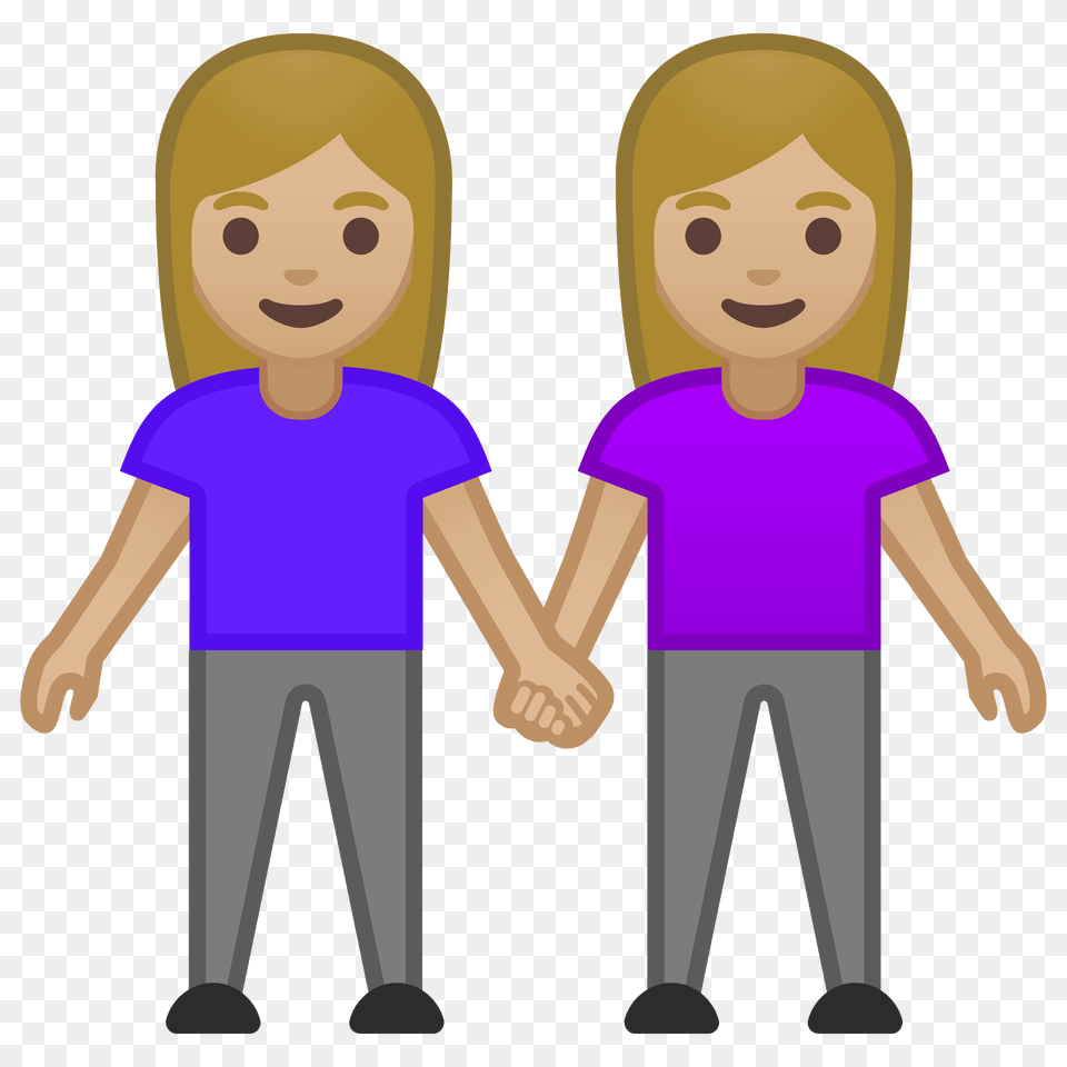 Women Holding Hands Emoji Clipart, Clothing, T-shirt, Baby, Person Png Image