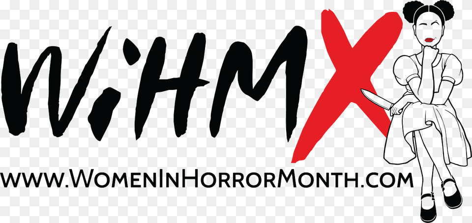 Women In Horror Month 2019, Logo, Person, Face, Head Png Image
