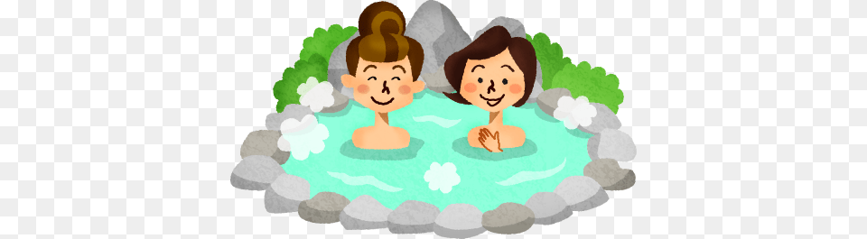 Women In Hot Spring Clipart Illustrations, Water Sports, Sport, Person, Leisure Activities Free Transparent Png