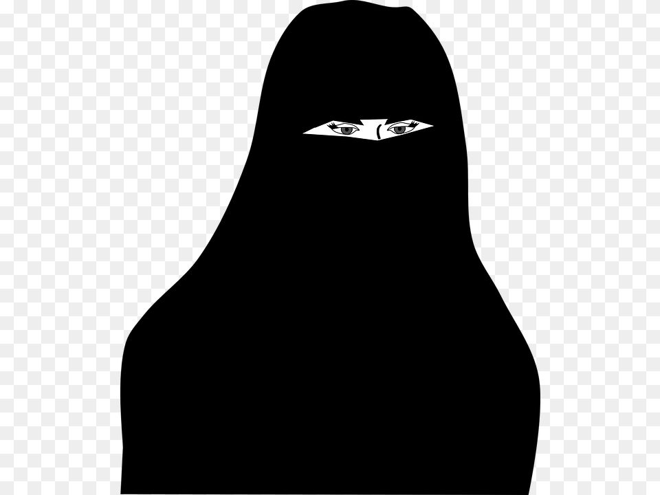Women In Niqab, Clothing, Veil, Adult, Fashion Free Png