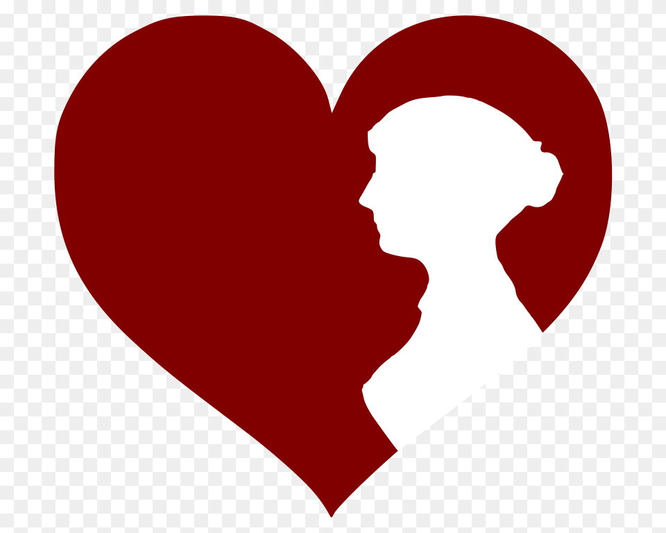 Women In Red Logo, Heart, Person, Face, Head Png Image