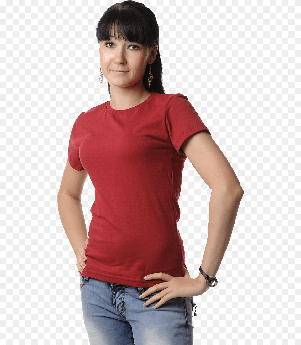 Women Jeans And Shirt, Blouse, T-shirt, Pants, Clothing Free Transparent Png