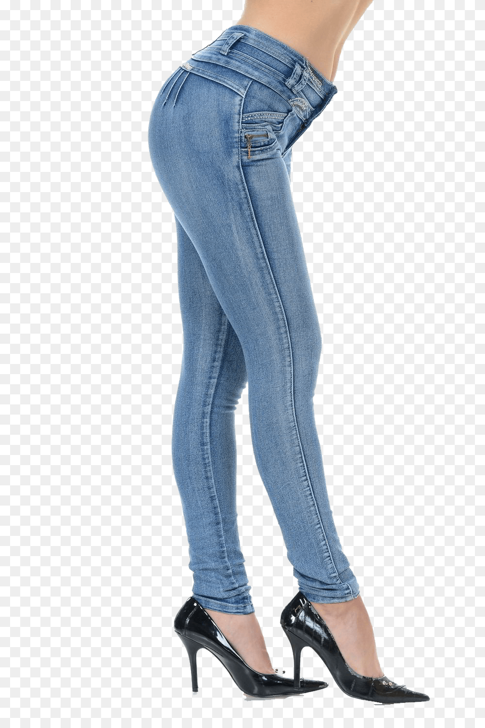 Women Jeans Hd Background, Clothing, Shoe, Footwear, High Heel Png Image