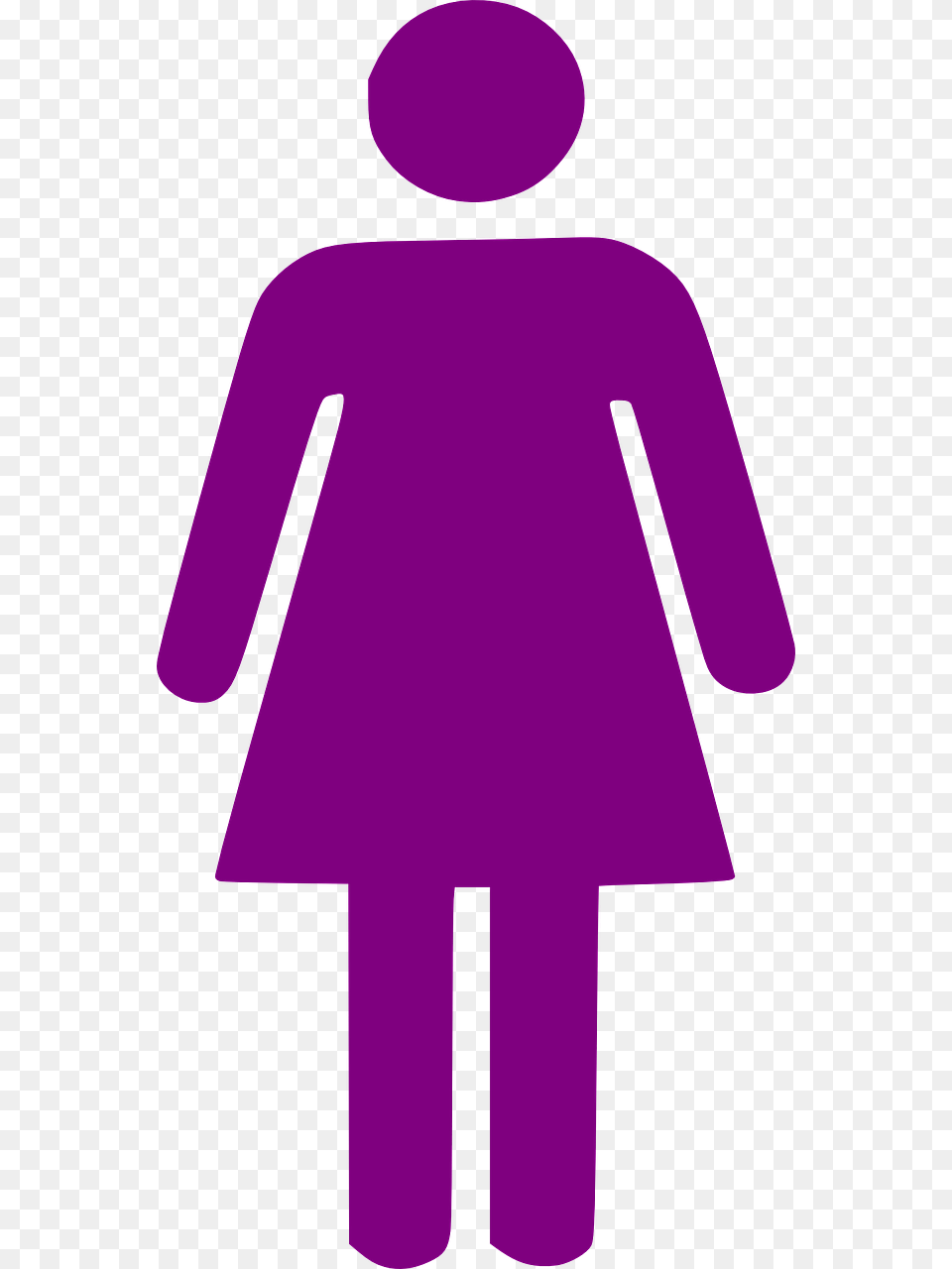 Women Never Understand Men Clipart Silhouette Of Fat Girl, Clothing, Coat, Sign, Symbol Free Png Download
