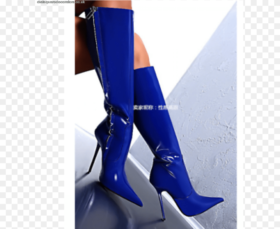 Women Patent Leather Customize Knee High Boots Pointed 37 44 Customize Women Patent Leather Pointed Toe Zipper, Clothing, Footwear, High Heel, Shoe Png Image