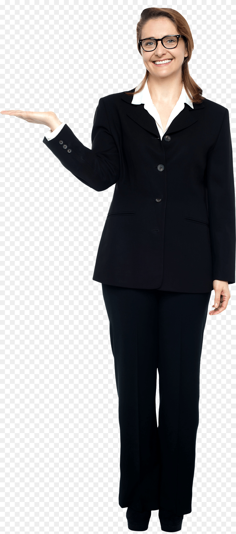 Women Pointing Left Suit, Woman, Formal Wear, Female, Clothing Png Image