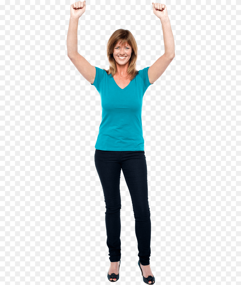 Women Pointing Top Stock Photography, Long Sleeve, Sleeve, Clothing, Face Png